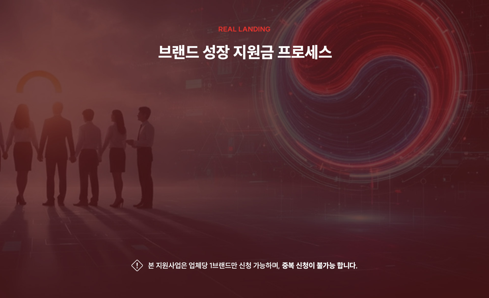 브랜드 성장 지원금 프로세스